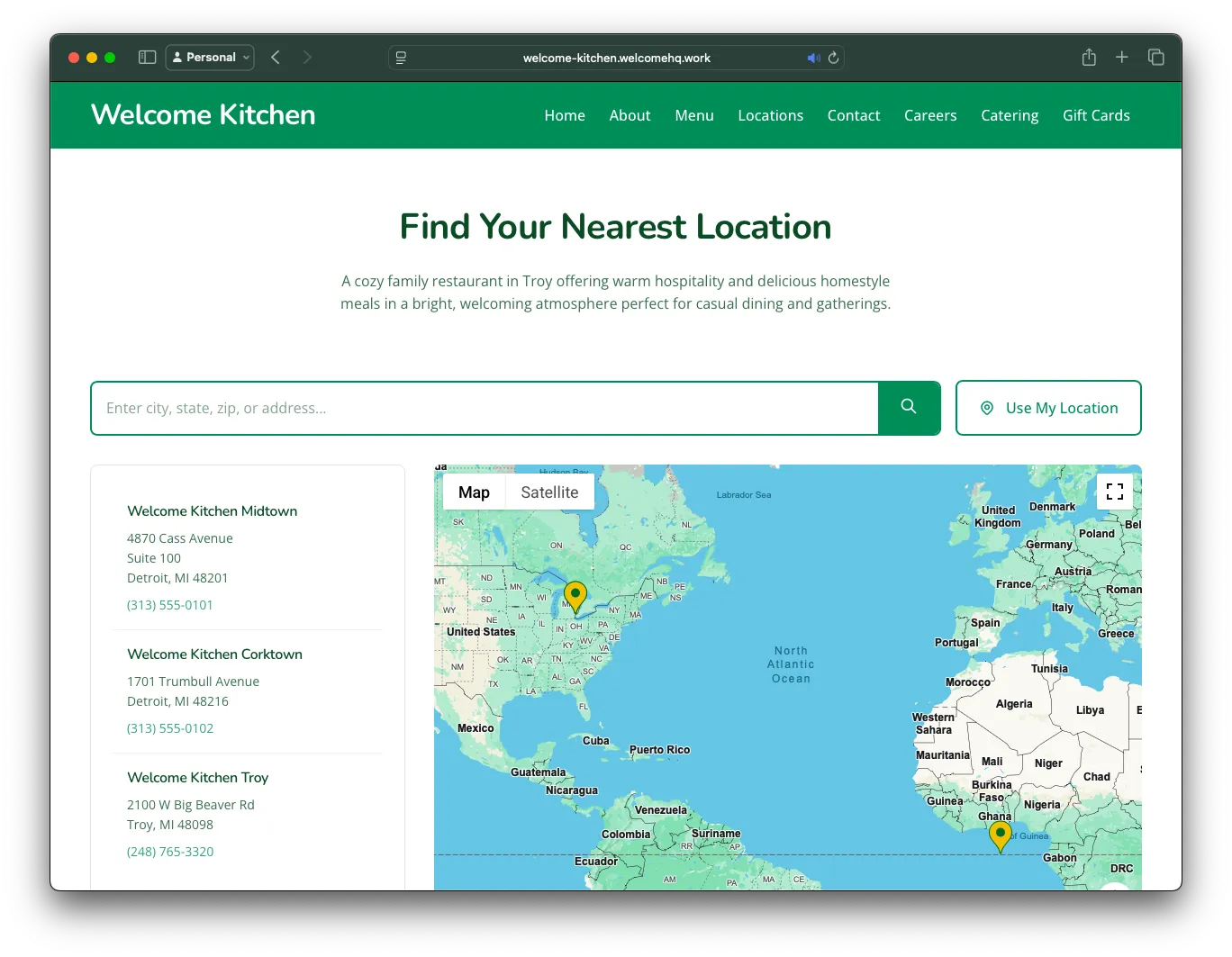 Flexible Menu Assignment